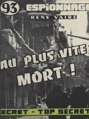 cover image of Au plus vite mort !